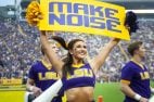 LSU cheerleaders