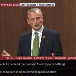 Debate on Canadian Sports Betting Bill Likely to Resume Monday