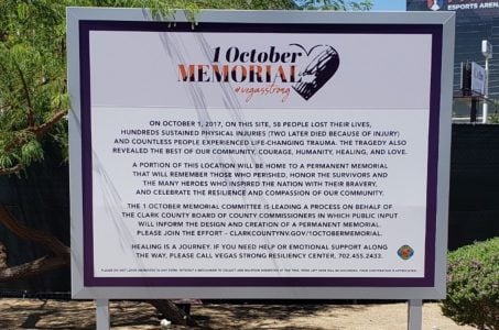 Las Vegas shooting memorial 1 October