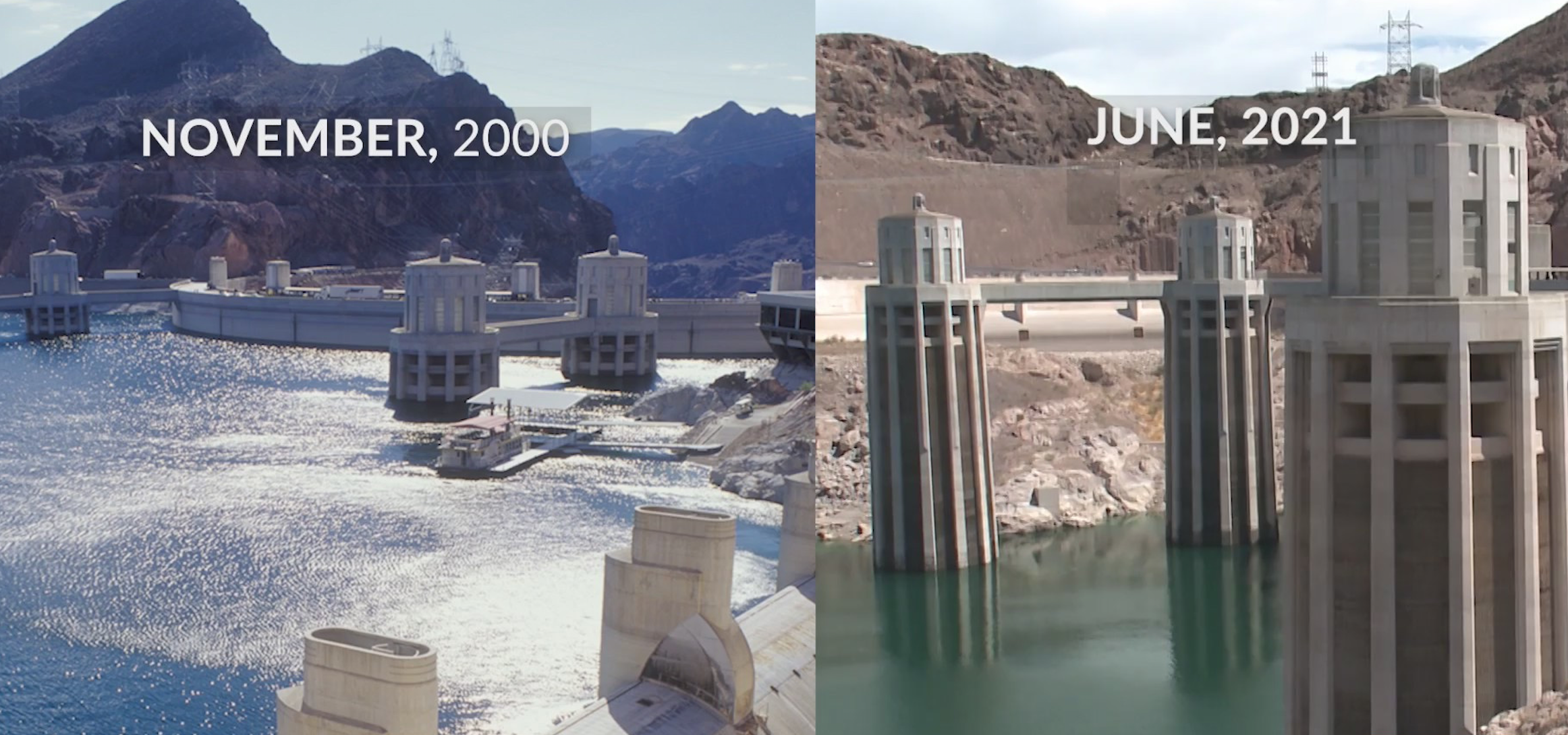 Lake Mead water levels