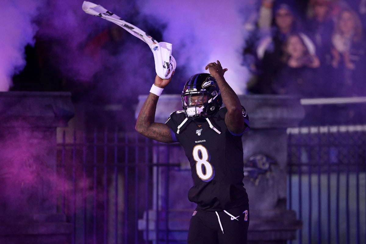 Maryland sports betting Ravens Lamar Jackson