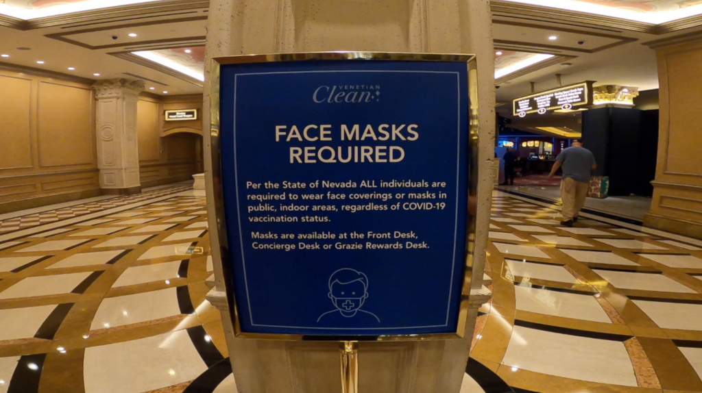 Nevada Casinos Reminded Masks Required During Labor Day Weekend