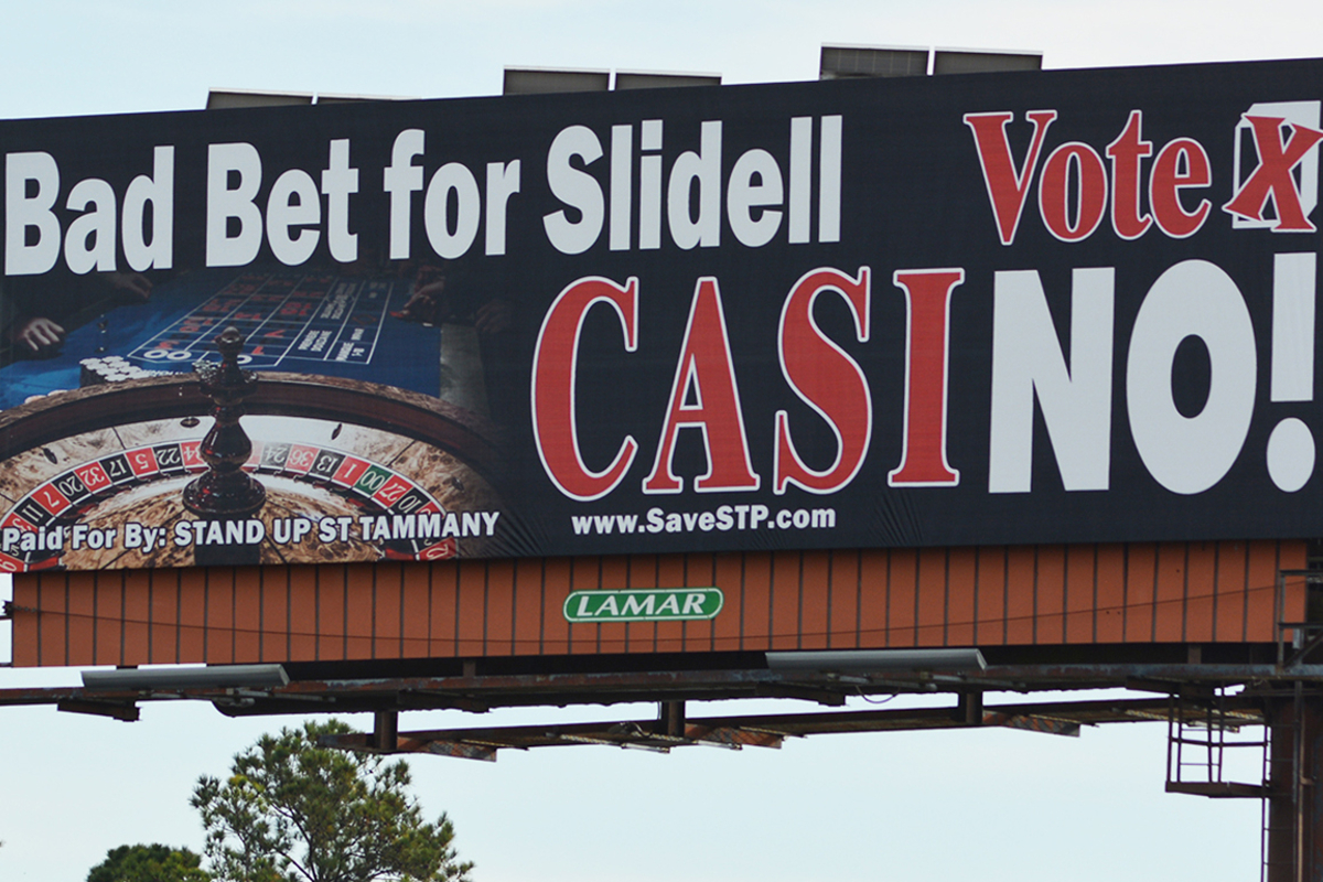 Slidell casino St. Tammany Louisiana gaming