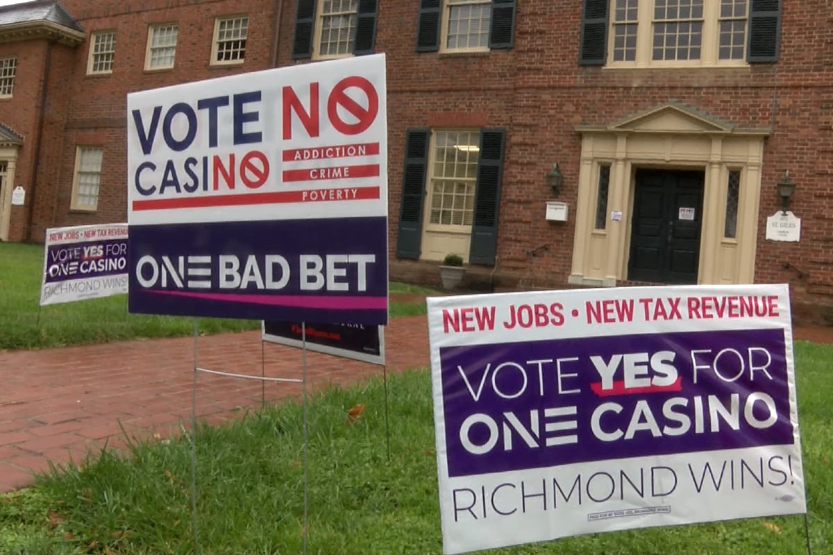 Richmond casino Virginia election referendum
