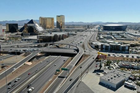 Nevada Las Vegas Tropicana interchange I-15