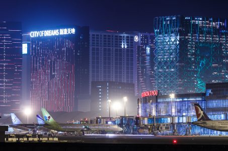 Macau airport casino China COVID-19