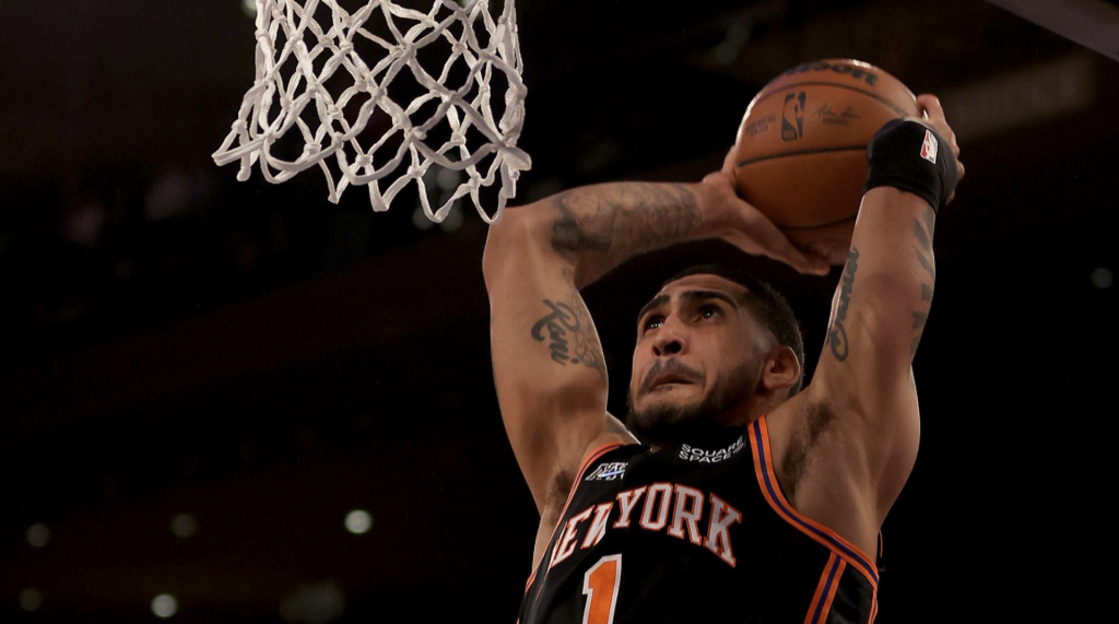 Obi Toppin Knicks dunk