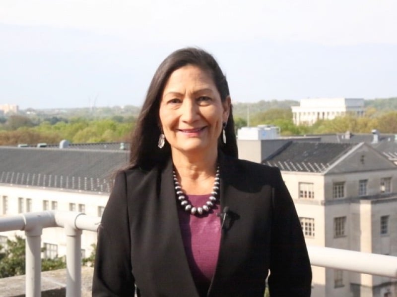 Sec of the Interior Deb Haaland