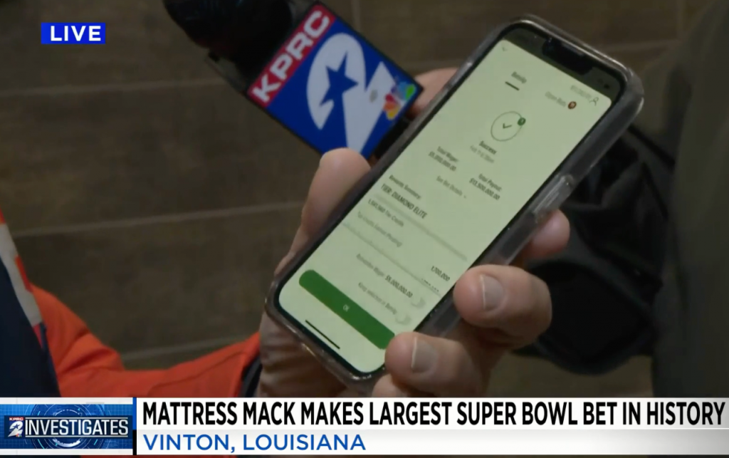 Mattress Mack Bets $5M More on Bengals, Drake Puts Bitcoin on Rams