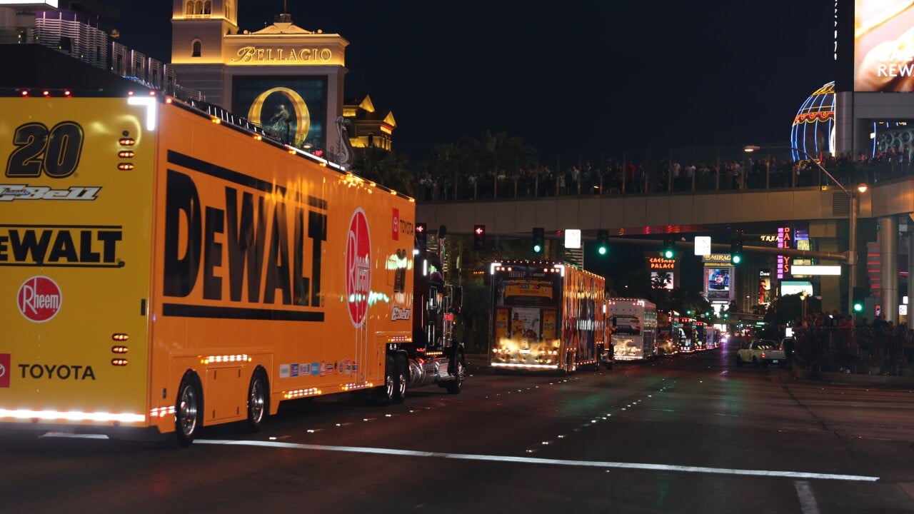 Las Vegas Strip Hauler Parade Kicks Off NASCAR Weekend in Las Vegas
