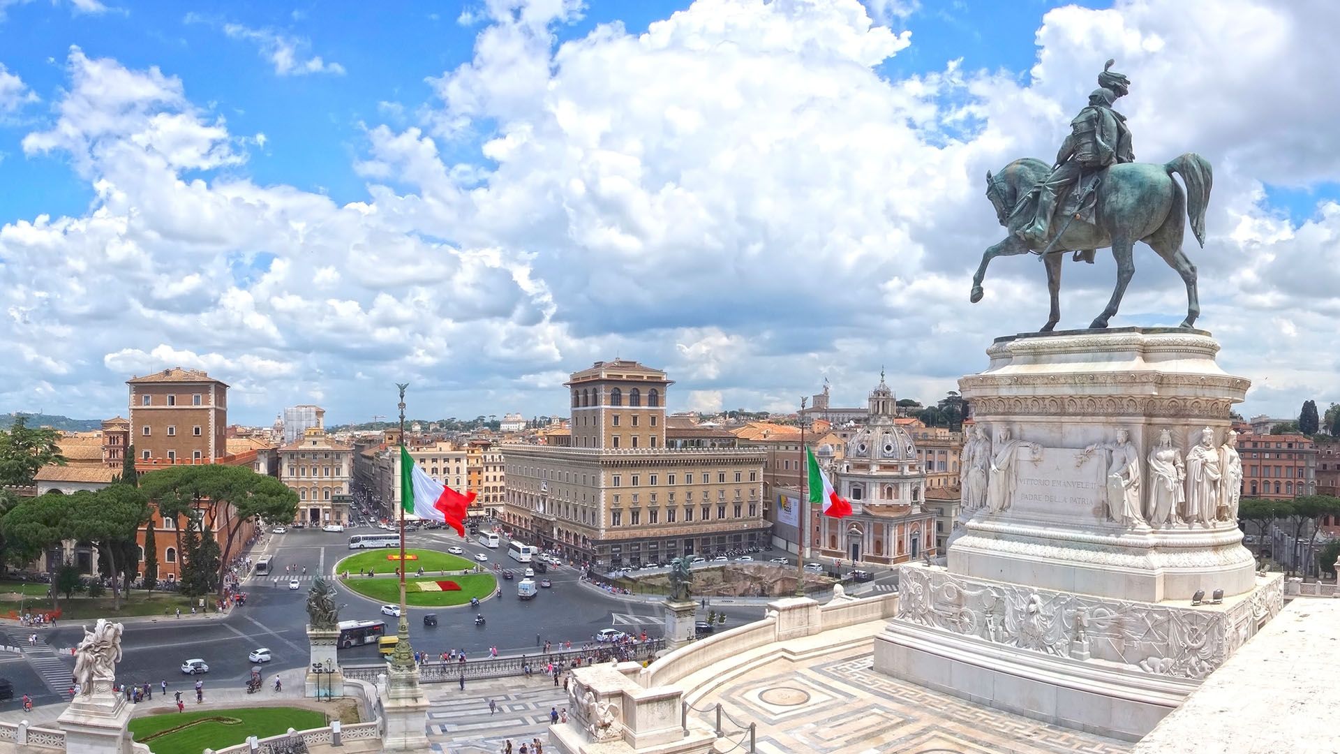 Piazza Venezia in Rome