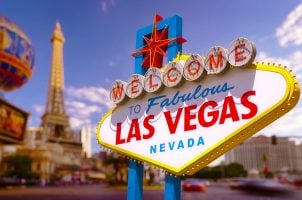 Nevada casinos gaming revenue Las Vegas Strip