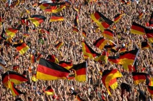 German flags