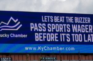 Kentucky sports betting billboard
