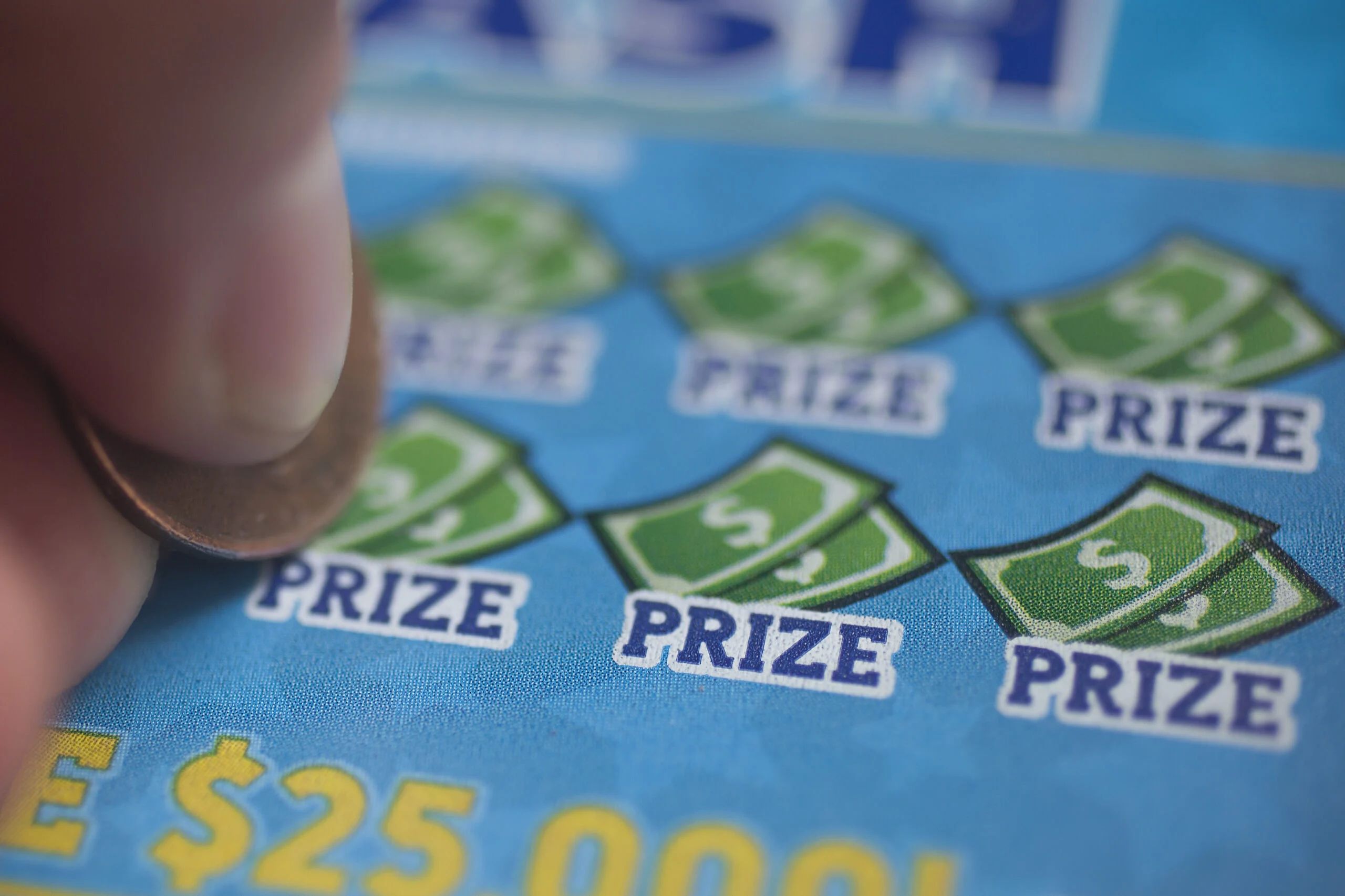 Scratch-off lottery card