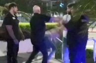 Grand Hotel Gold Coast Video Shows Security Push Couple Down Stairs