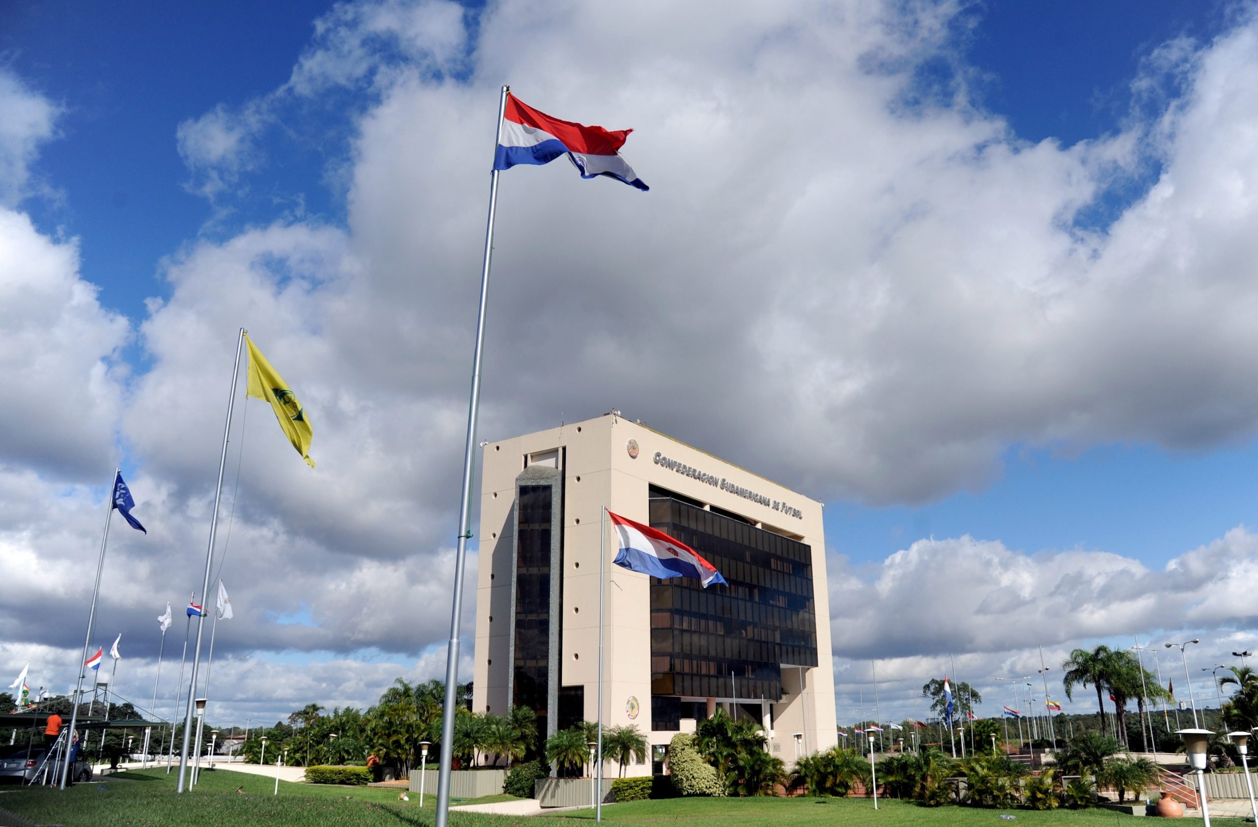 The headquarters of the South American Football Confederation, or CONMEBOL, in Luque, Paraguay.