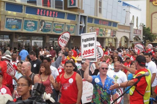 Atlantic City casino union contract negotiations