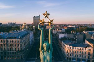 Freedom Monument in Riga