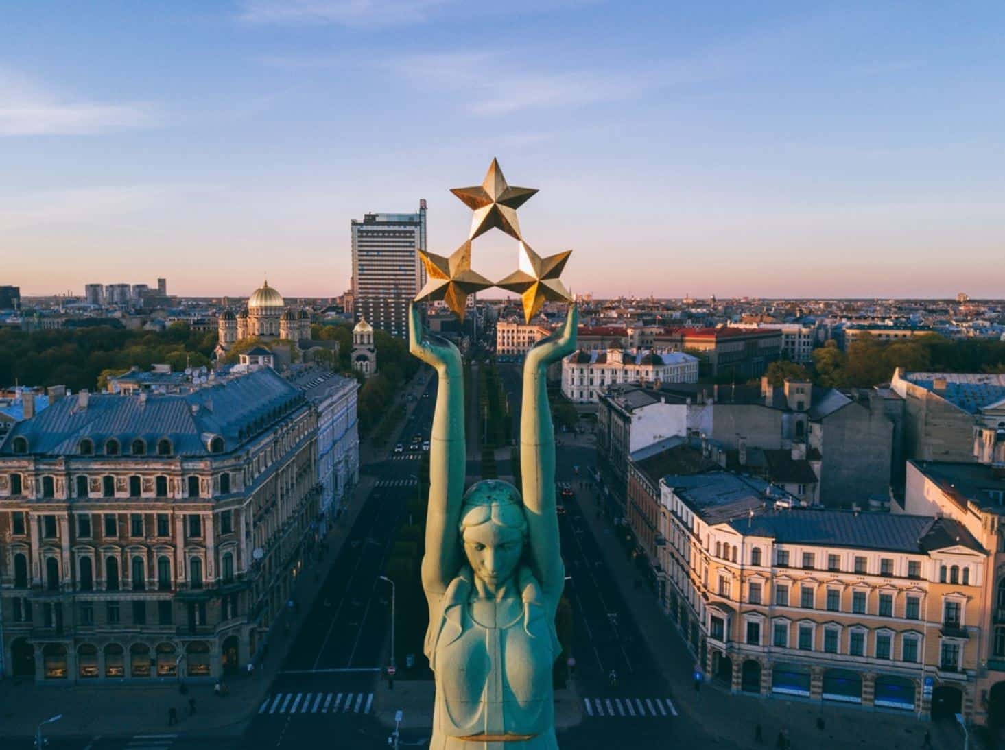 Freedom Monument in Riga