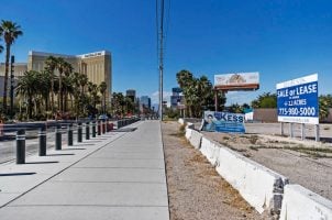 Las Vegas Strip land sale Mandalay Bay