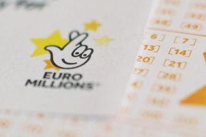 EuroMillions lottery ticket