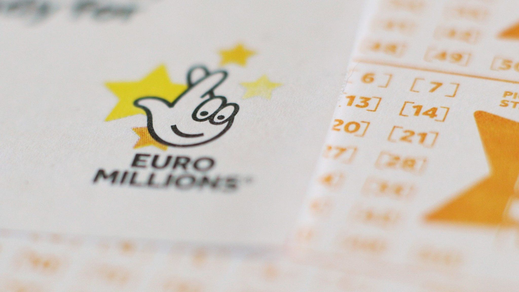 EuroMillions lottery ticket