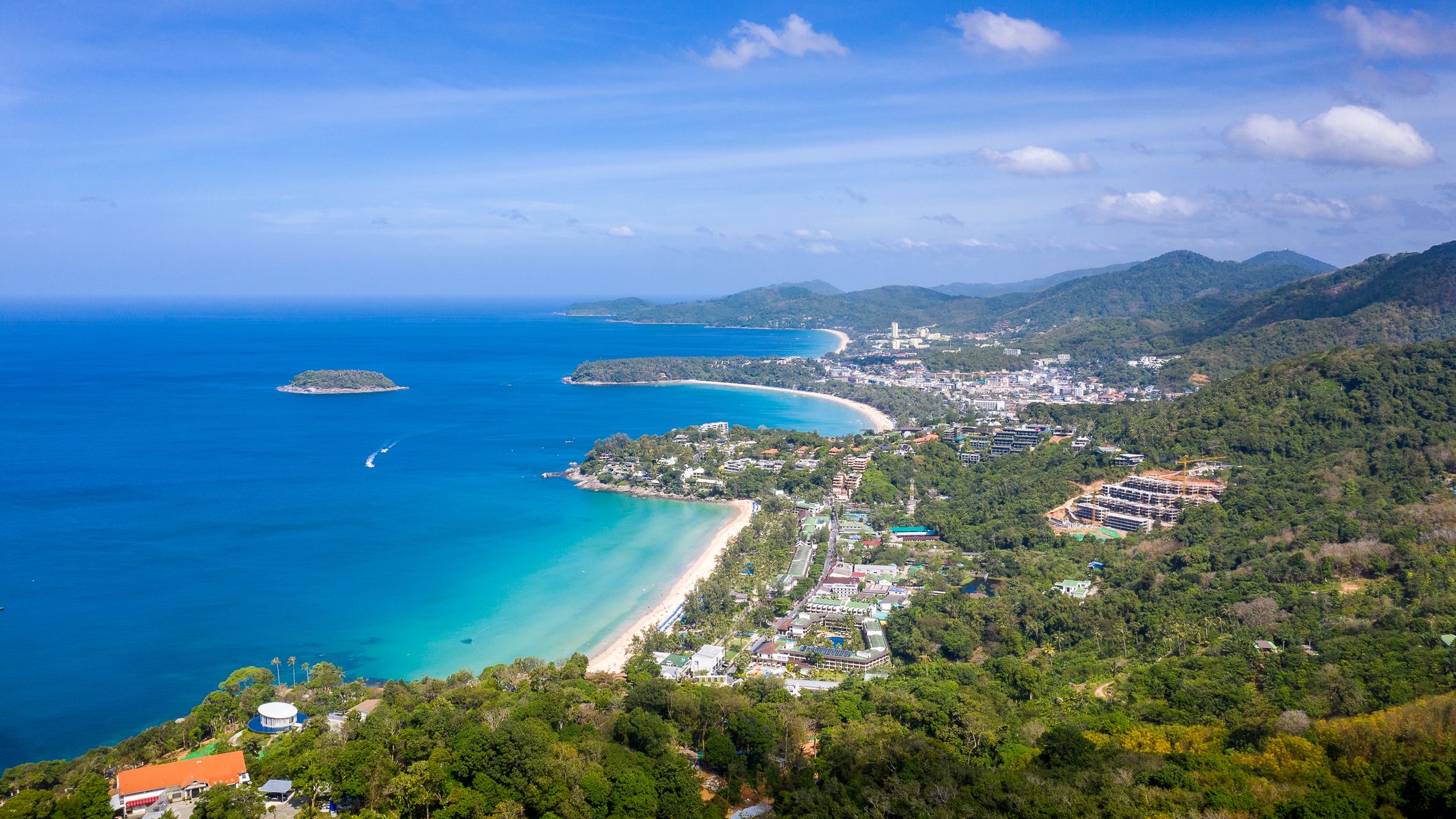 Kata and Karon beaches in Phuket, Thailand