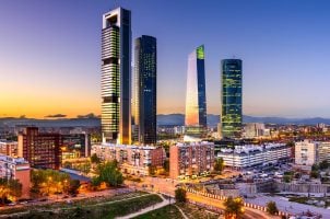 Madrid, Spain skyline