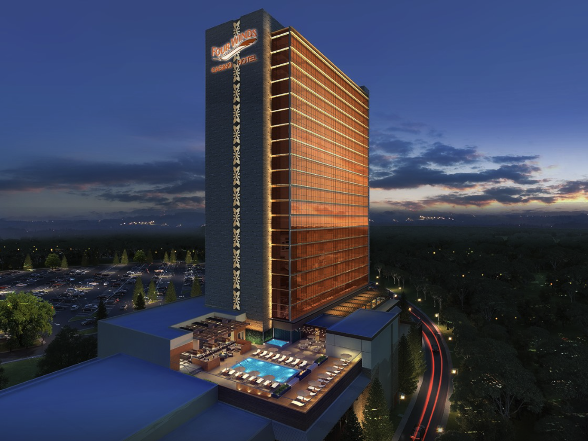 Four Winds South Bend Points ke Tahun Depan untuk Hotel di Indiana Tribal Casino