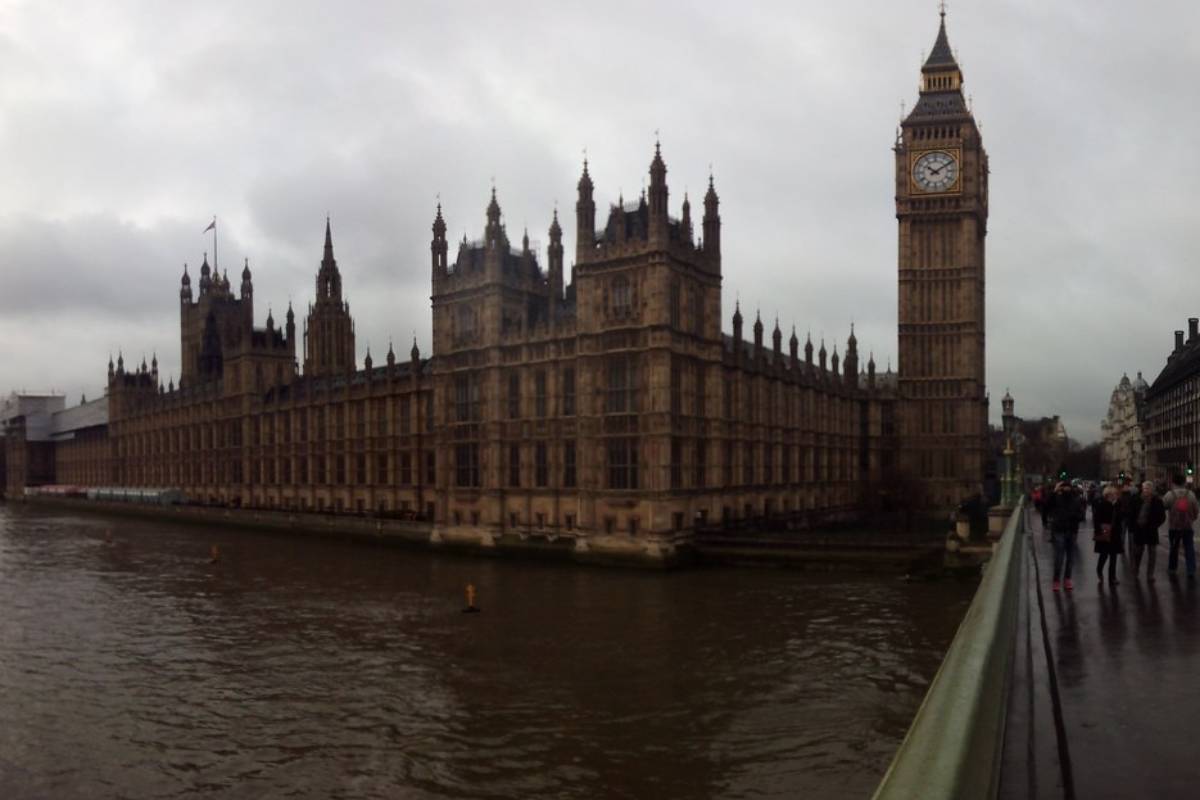 The Houses of Parliament in Westminster