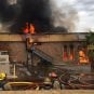 Off-Strip Las Vegas Fire Leads to Heavy Smoke, Flames