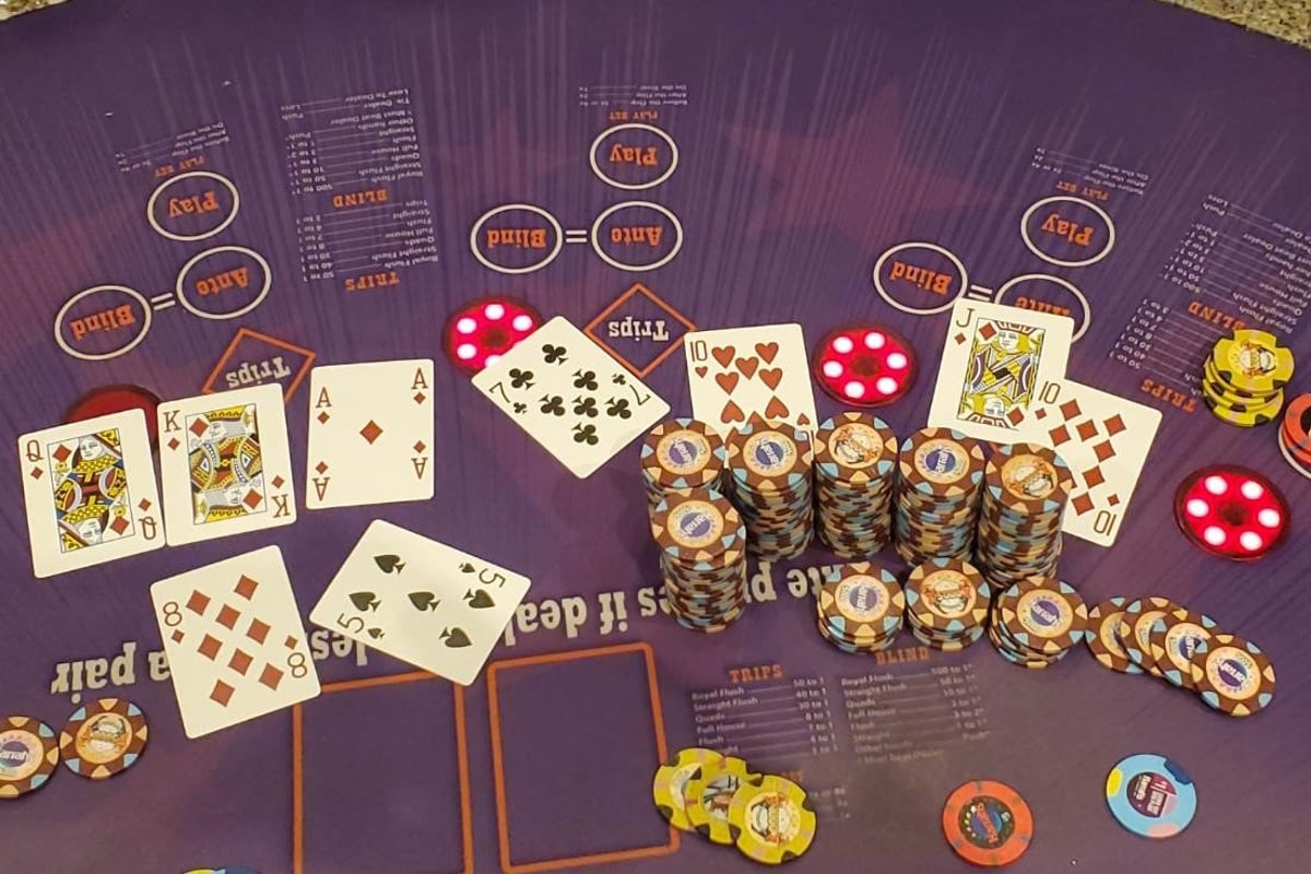 Harrah's Las Vegas jackpot progressive Texas hold'em