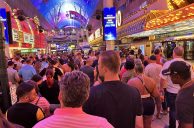 Fremont Street Experience Visitors Delayed By Metal Detectors, Safety Checks in Vegas