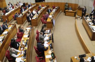 Paraguay legislature in session