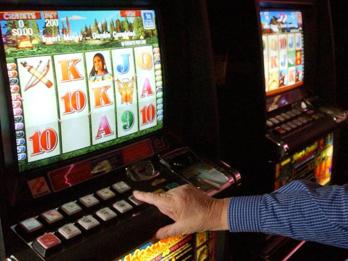 Electronic slot machine in Australia
