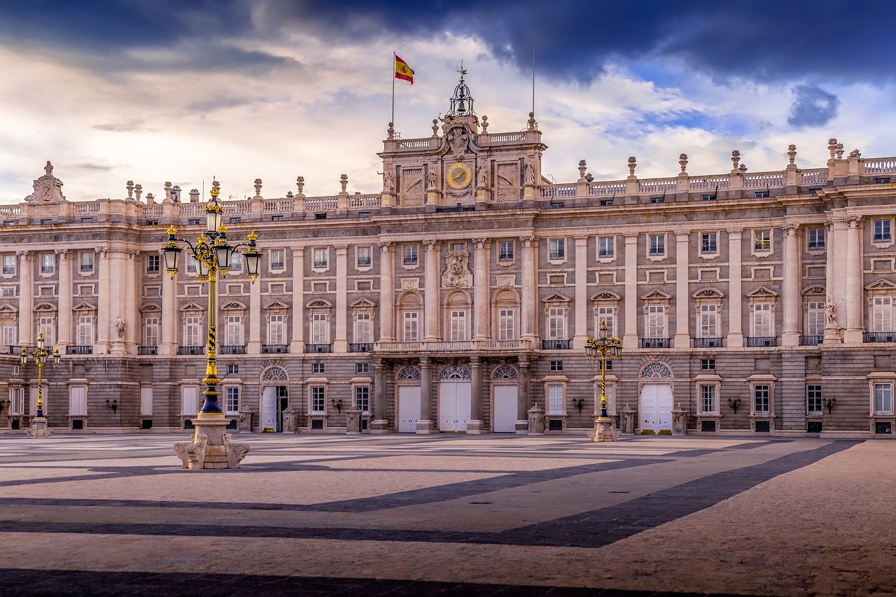 Spanish Royal Palace in Madrid
