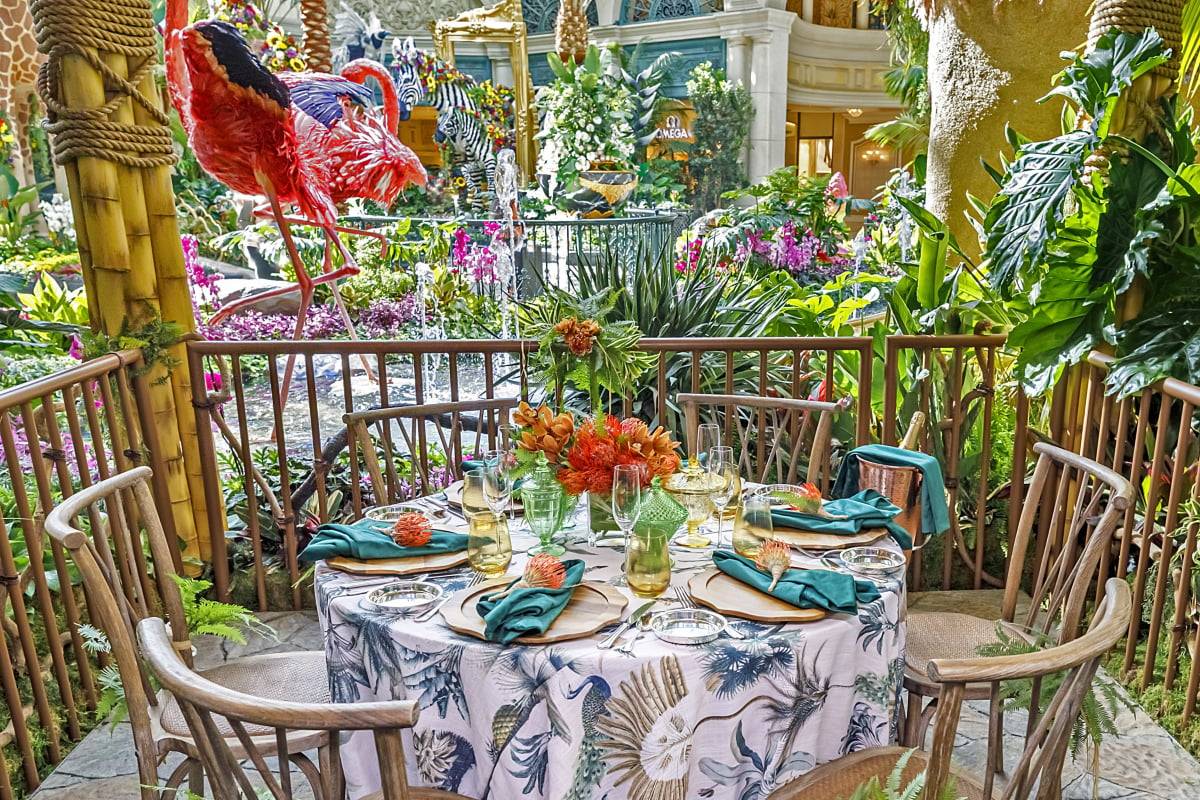 Bellagio Conservatory The Garden Table MGM Resorts