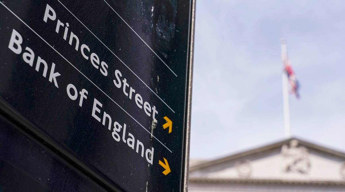 Bank of England sign