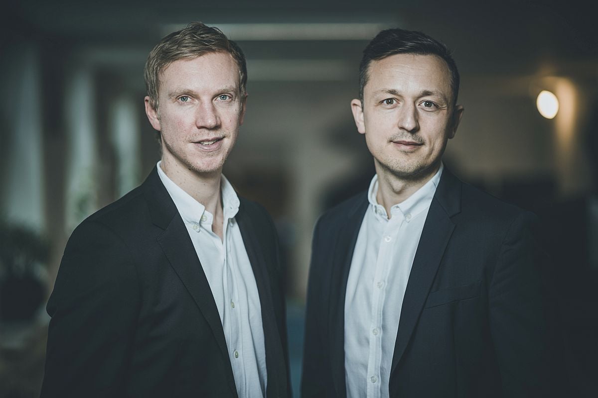 Better Collective founders Christian Kirk Rasmussen, left, and Jesper Søgaard