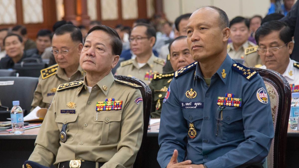 Cambodia military police