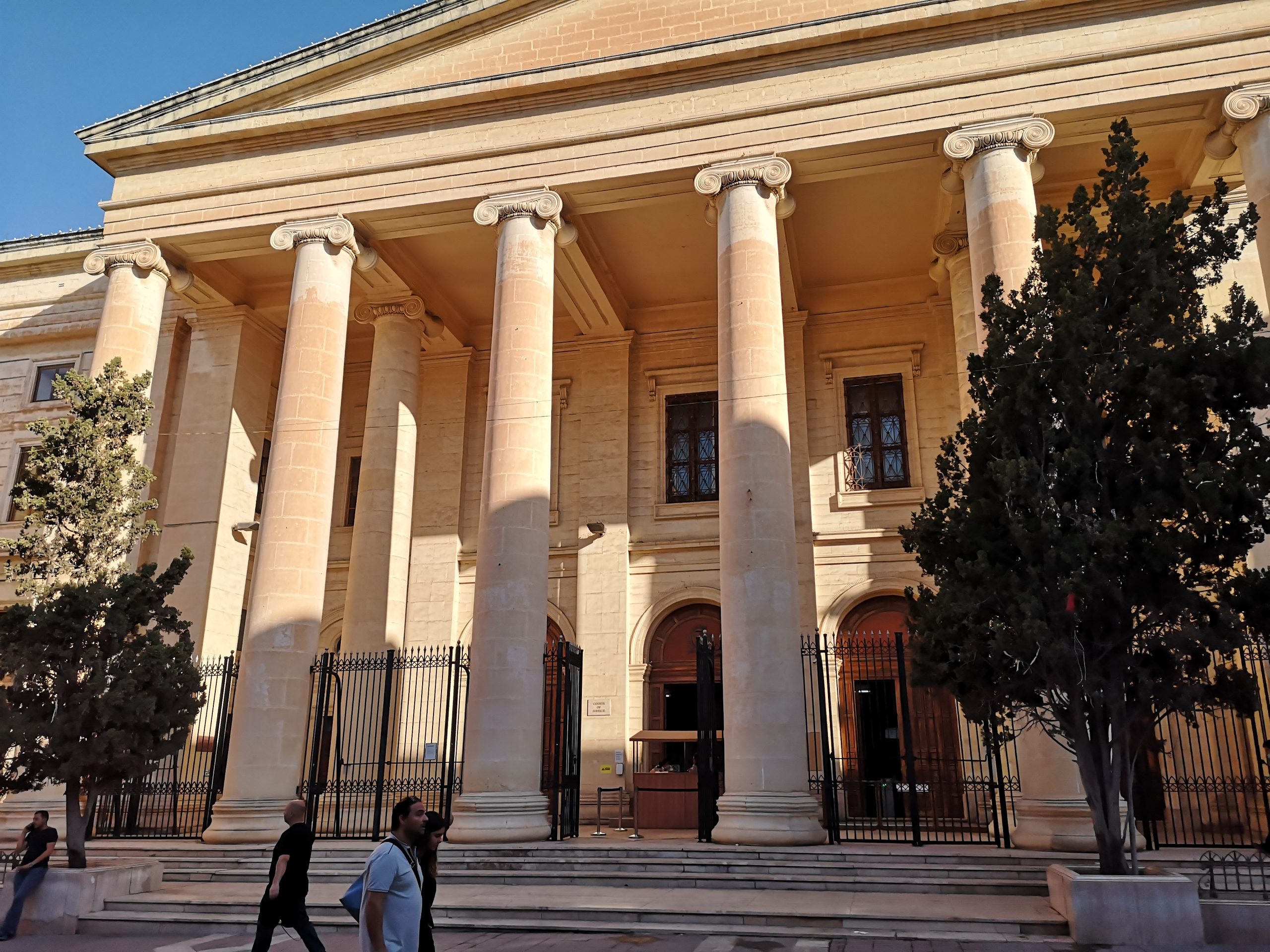 Courthouse in Valleta, Malta