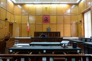 Malta courtroom