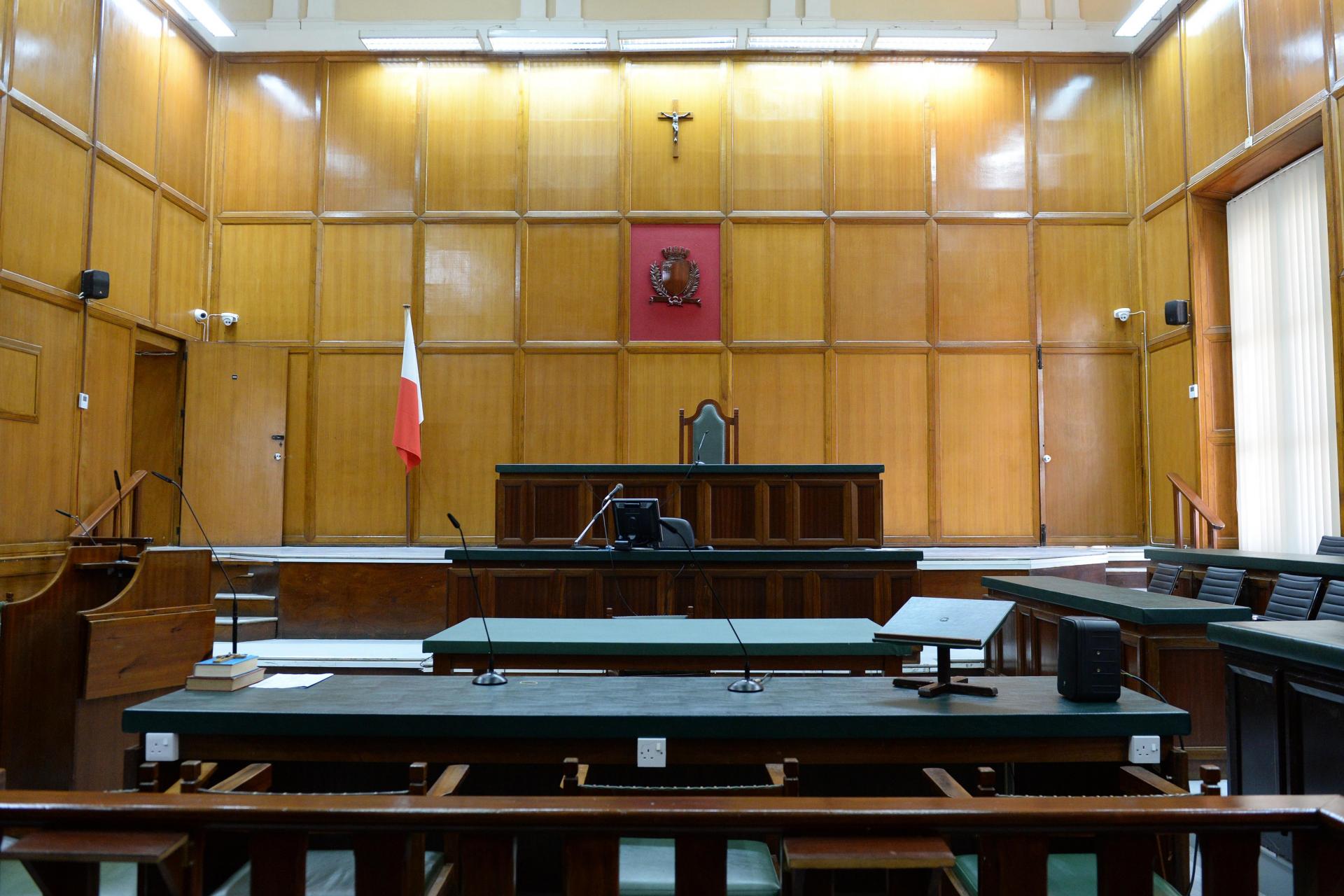 Malta courtroom