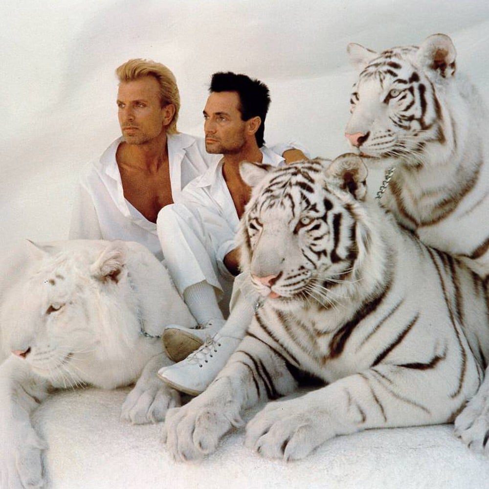 Siegfried & Roy publicity photo 1990 Roy Horn Siegfried Fischbacher