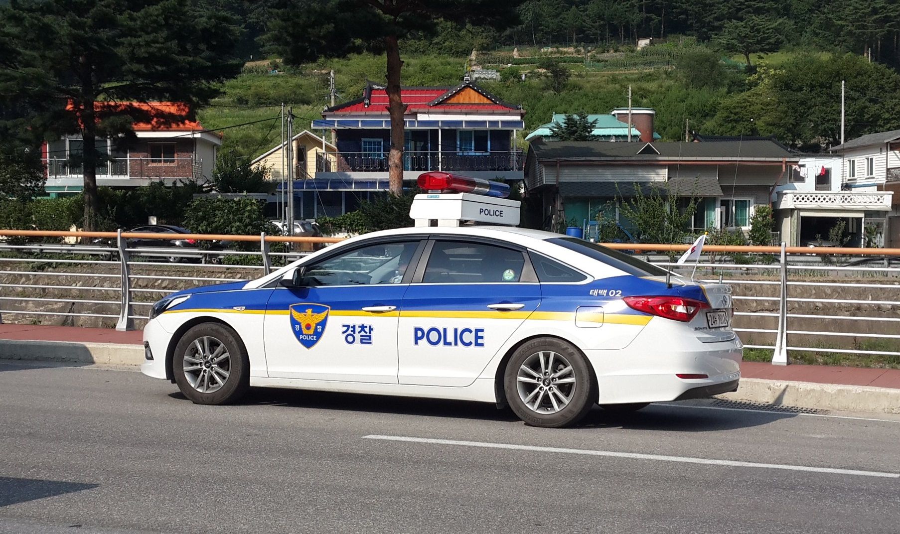 South Korea Police patrol car