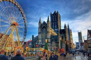 St. Nicholas Church in Ghent, Belgium