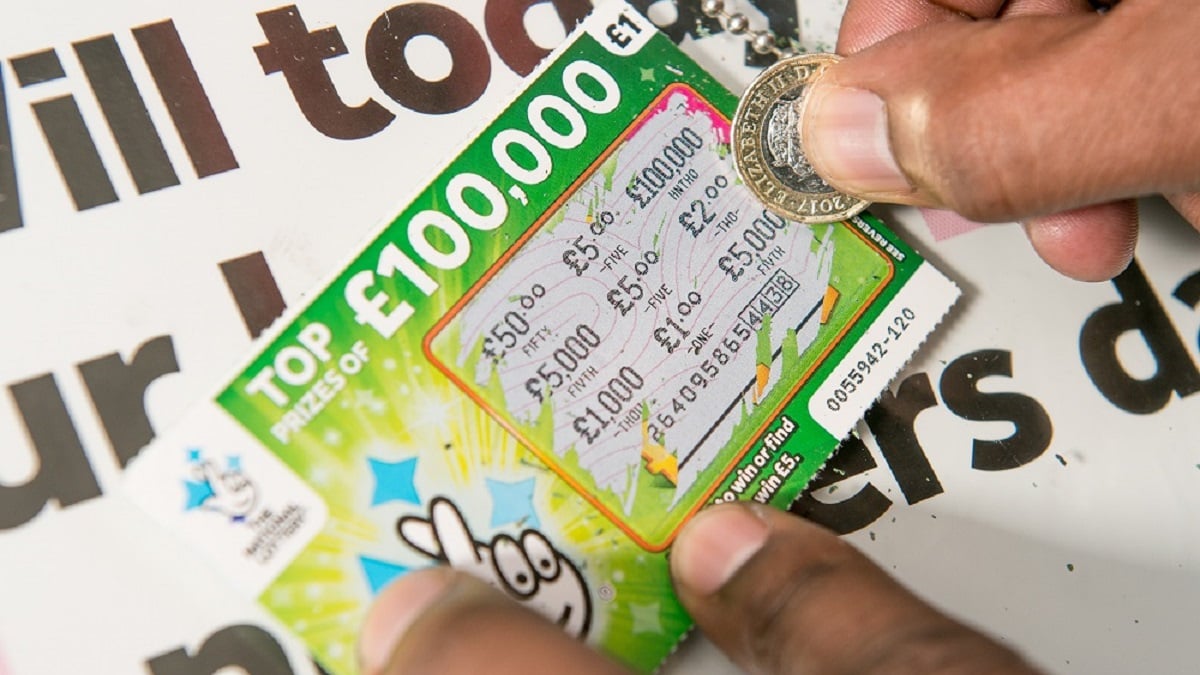UK National Lottery scratch-off