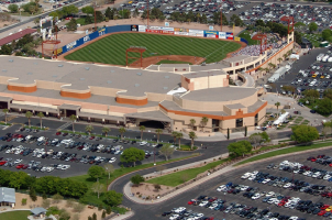 The City of Las Vegas is considering redeveloping Cashman Field, site of a shuttered exhibit hall and an underused minor-league sports stadium, into a medical complex. (Image: lasvegasnevada.gov)