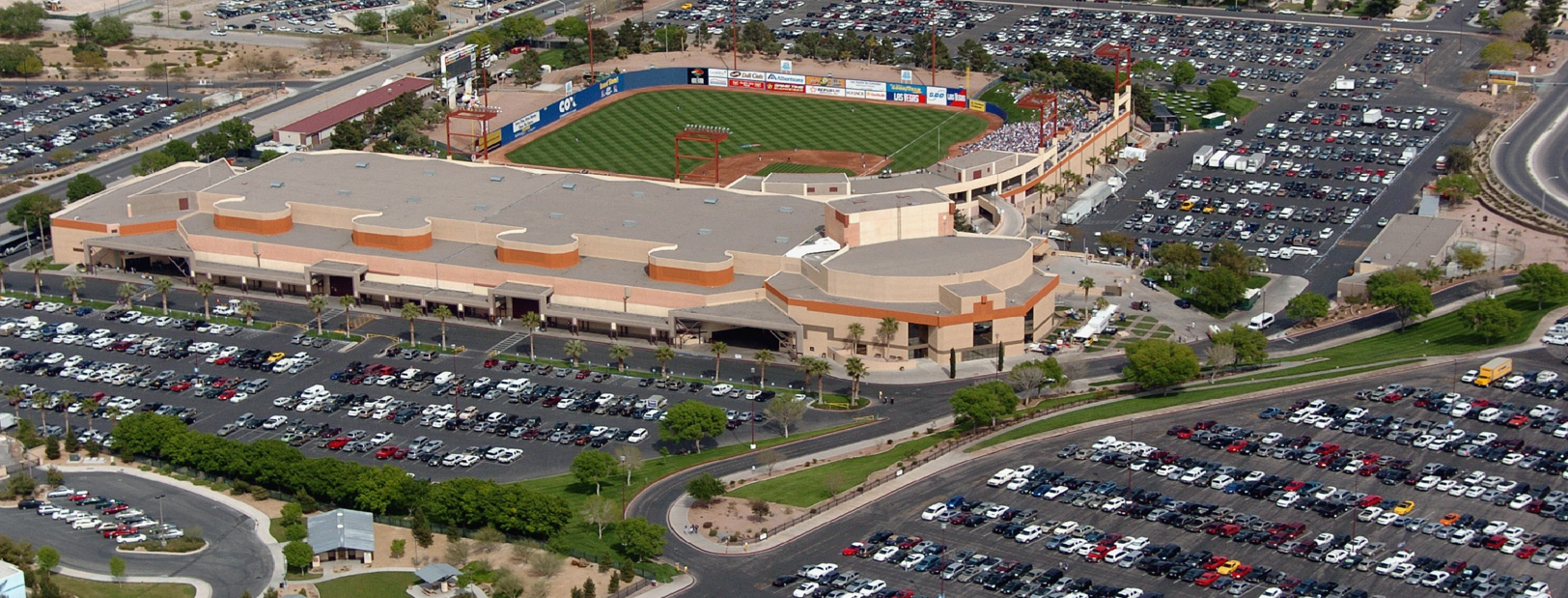 The City of Las Vegas is considering redeveloping Cashman Field, site of a shuttered exhibit hall and an underused minor-league sports stadium, into a medical complex. (Image: lasvegasnevada.gov)